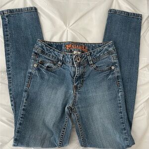 Mudd Women's Classic Blue Straight Leg Jeans